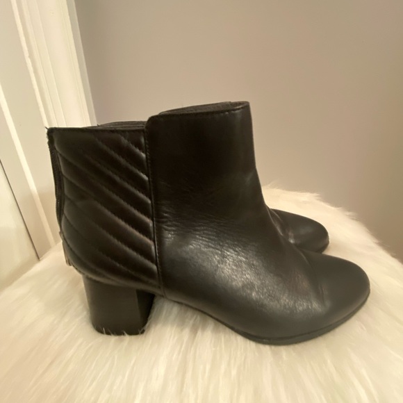 Adrienne Vittadini Theo Quilted Leather Ankle Boot - Picture 13 of 15